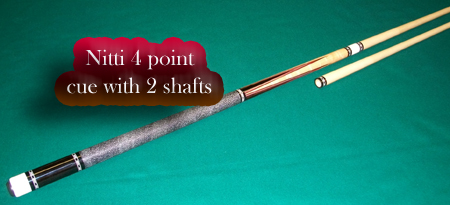 Nitti Four Point Cue